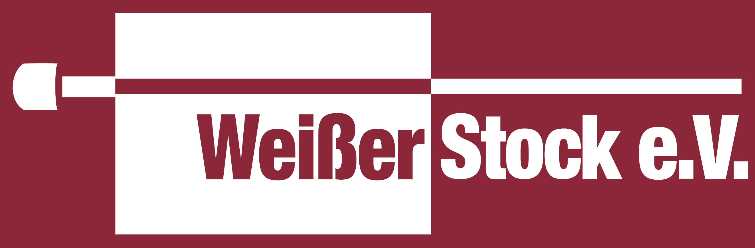 Logo Weißer Stock